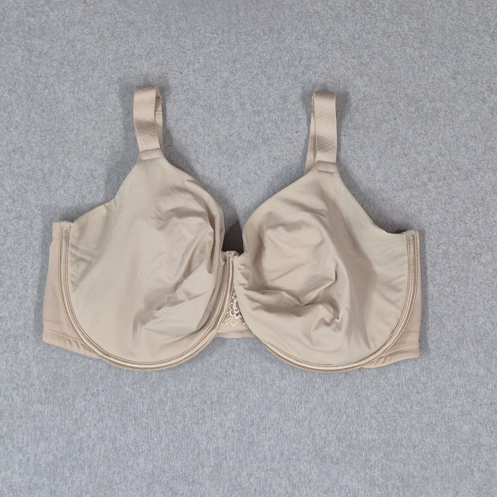 Vanity Fair Women Bra 38G Beige Minimizer Underwired Strap Unlined